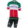 Fietskleding (Fietsshirt + Korte Koersbroek) 2018-2019 Quick-Step Floors Italiaans kampioenschap